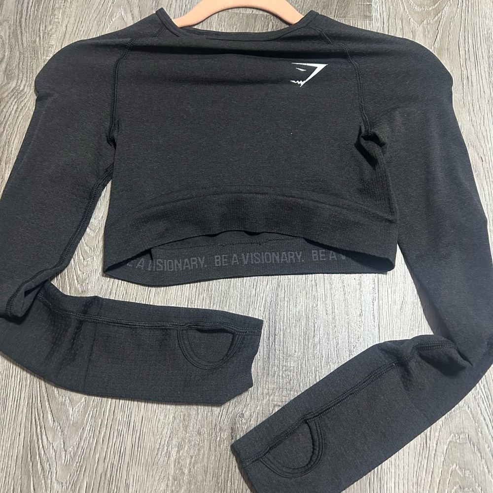 Black Gymshark Compression Top